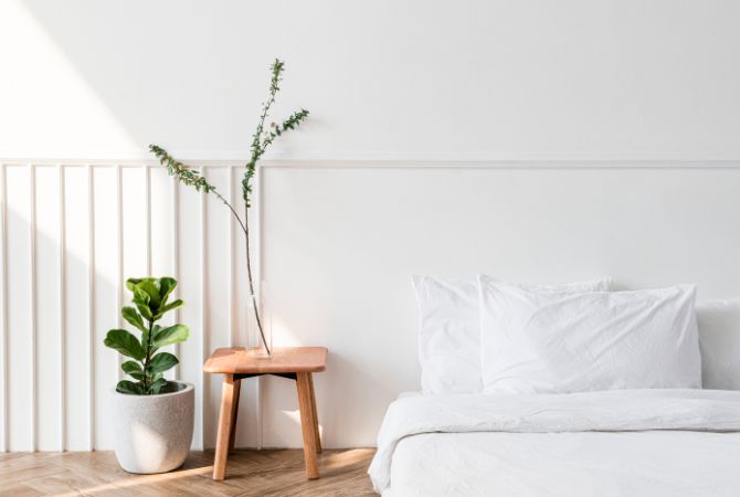 mattress placed on floor